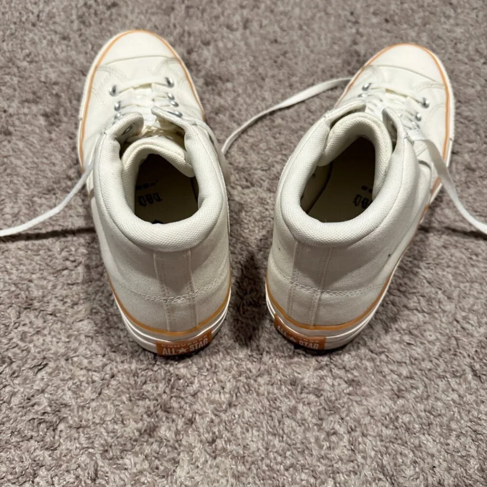 Converse Chuck Taylor Mens 13 Off White Egret All Star Malden Street Mid Gum - Picture 5 of 9